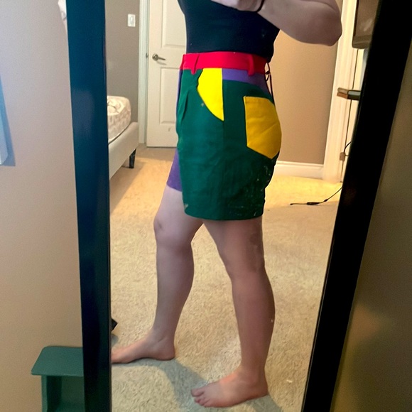 Dangerfield “In Living Cool” colour block shorts - Picture 6 of 6